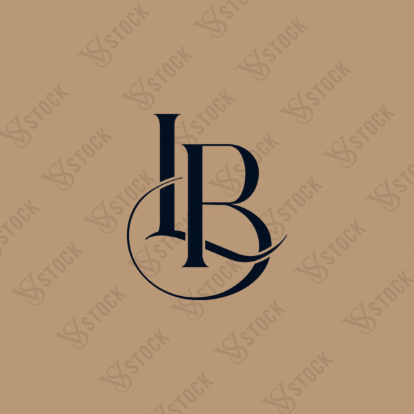 LB BL logo design.